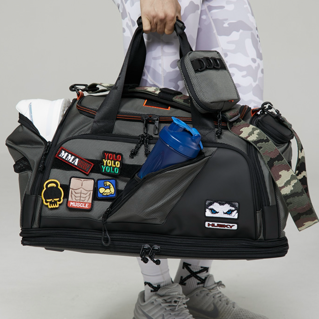 [HUSKY SPORTS] 7 Sports Bag (L) HE-5500813 (Khaki Color)