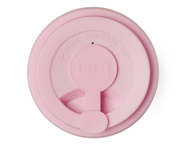 [BTS] BT21 Reusable Cup/ Tumbler 400ml (Pink)
