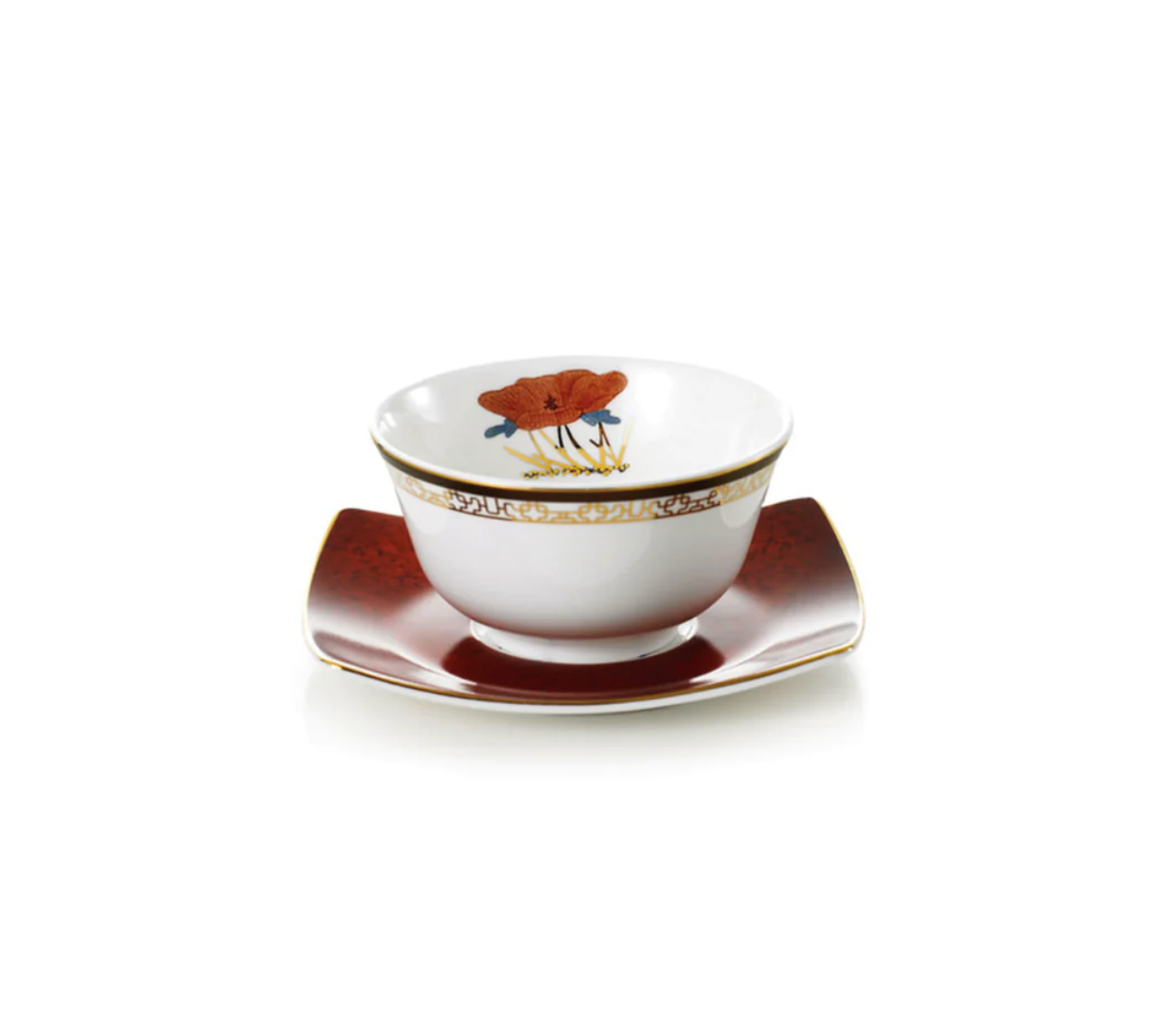 [HANKOOK CHINAWARE] Cho Choong Do 6 Piece Tea Set with Tea Pot